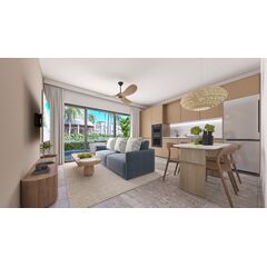 Apartment 3-room 2+1 in Punta Cana (Punta Cana) Dominican Republic area 37m² 