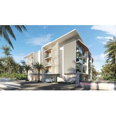 Apartment 2-room 1+1 in Punta Cana (Punta Cana) Dominican Republic area 43m² 