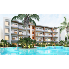 Apartment 2-room 1+1 in Bayahibe (Bayahibe) Dominican Republic area 43m² 