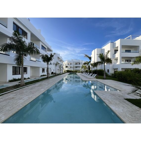 Apartment 1-room 1+1 by the sea in Punta Cana (Bavaro) Dominican Republic area 65m² 1 floor in RC Ona Residences