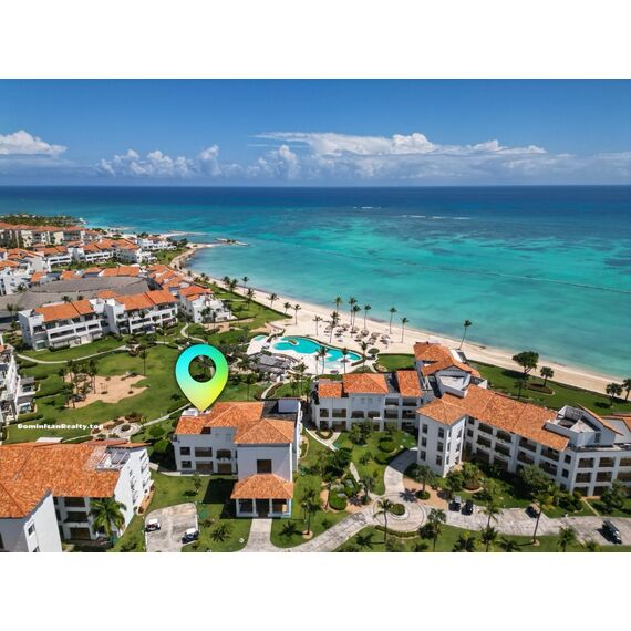 Apartment 1-room 1+0 studio by the sea in Punta Cana Dominican Republic area 70m² 1 floor in RC Punta Palmera