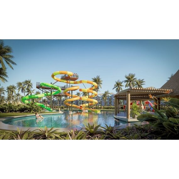 Apartment 2-room 2+0 in Punta Cana Dominican Republic area 157m² 4 floor in RC Aura Boulevard