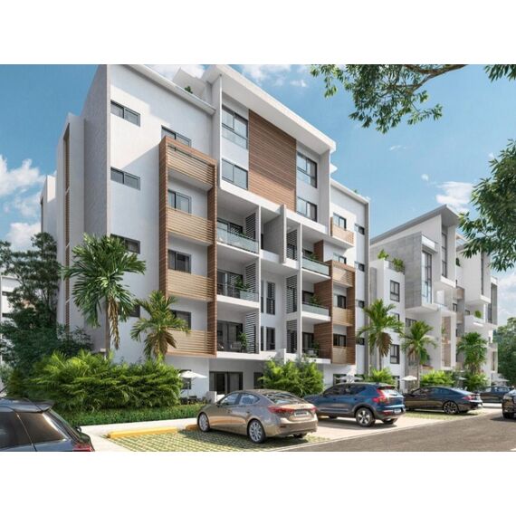 Apartment 2-room 1+1 in Punta Cana (Punta Cana) Dominican Republic area 76m² 