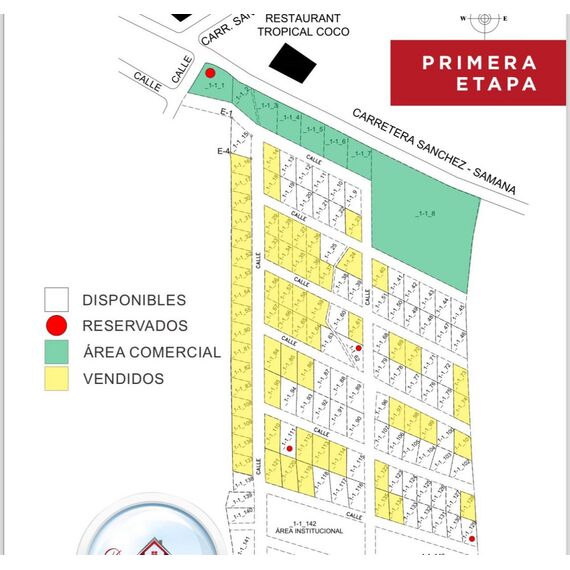 Land in Samana (Samana) Dominican Republic plot in the village 28800m² , 4 image