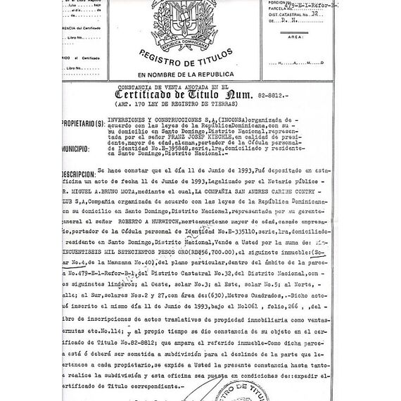 Land in Santo Domingo Norte (Santo Domingo Norte) Dominican Republic plot in the suburbs 4105m² , 4 image