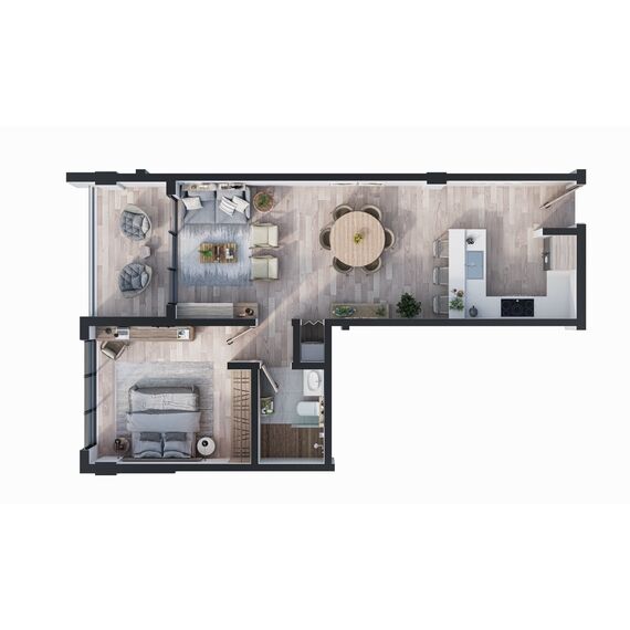 Apartment 1-room 1+0 studio in Punta Cana Dominican Republic area 50m² 2 floor, 16 image
