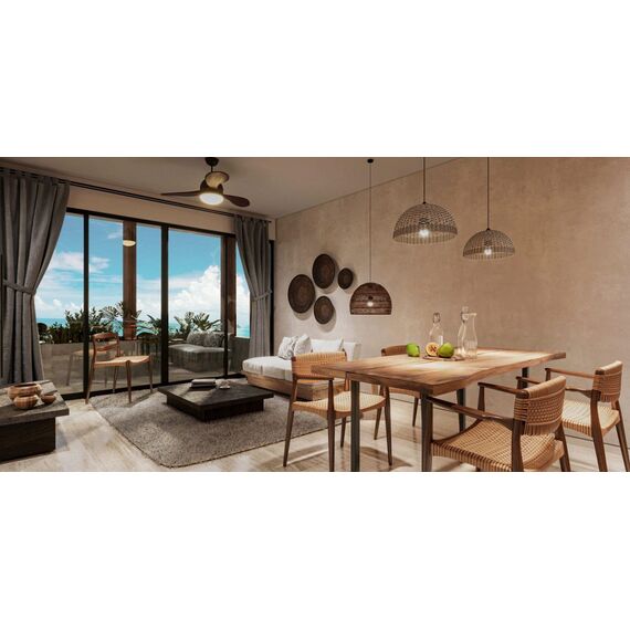 Apartment 2-room 1+1 in Las Terrenas (Las Terrenas) Dominican Republic area 46m² 1 floor, 6 image