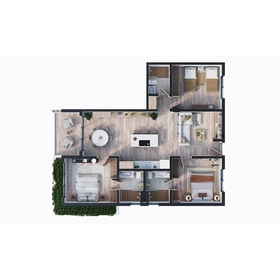 Apartment 1-room 1+0 studio in Punta Cana Dominican Republic area 50m² 2 floor, 8 image