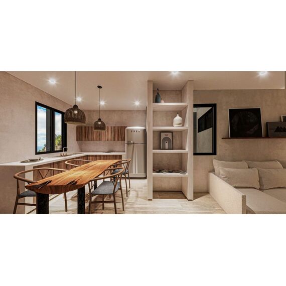 Apartment 2-room 1+1 in Las Terrenas (Las Terrenas) Dominican Republic area 46m² 1 floor, 4 image