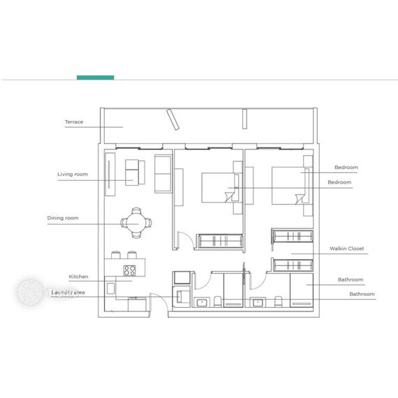 Apartment 4-room 3+1 in Santo Domingo Este Dominican Republic area 90m² 15 floor, 7 image