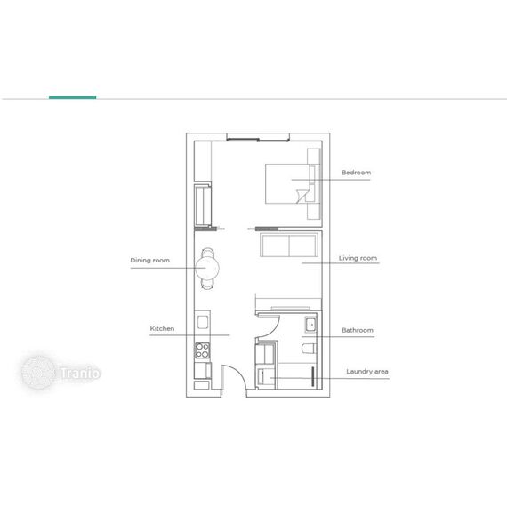 Apartment 4-room 3+1 in Santo Domingo Este Dominican Republic area 90m² 15 floor, 6 image