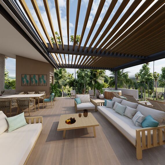 Apartment 2-room 1+1 by the sea in Samana Dominican Republic area 61.7m² 2 floor, 5 image
