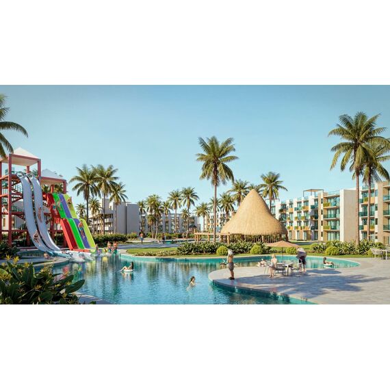 Apartment 2-room 2+0 in Punta Cana Dominican Republic area 157m² 4 floor in RC Aura Boulevard, 5 image