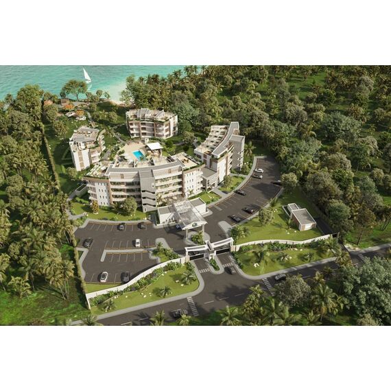 Apartment 3-room 2+1 by the sea in Samana Dominican Republic area 80m² 2 floor, 3 image
