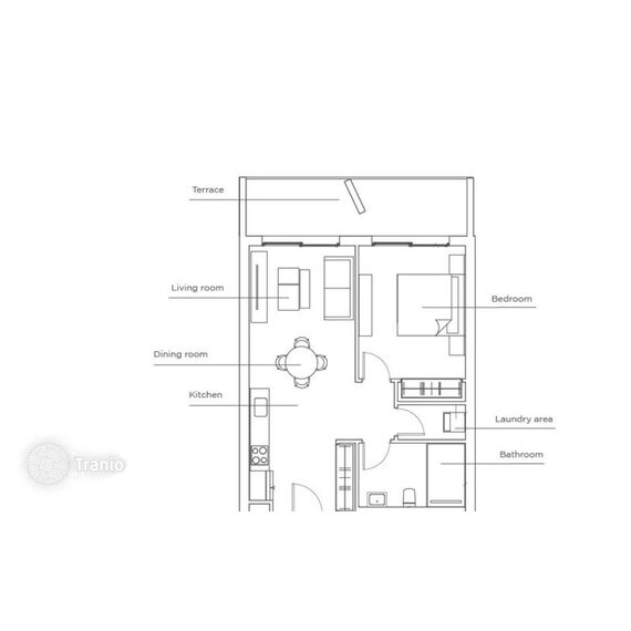 Apartment 4-room 3+1 in Santo Domingo Este Dominican Republic area 90m² 15 floor, 5 image