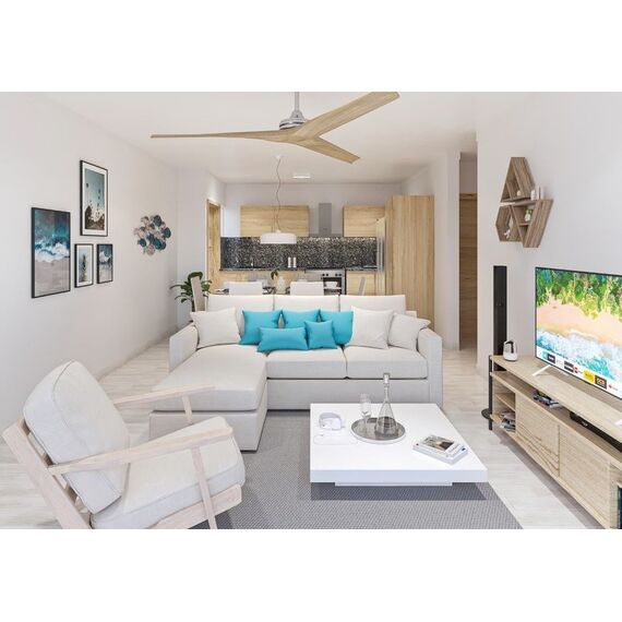 Apartment 3-room 2+1 in Sosua (Sosua) Dominican Republic area 87m² , 2 image