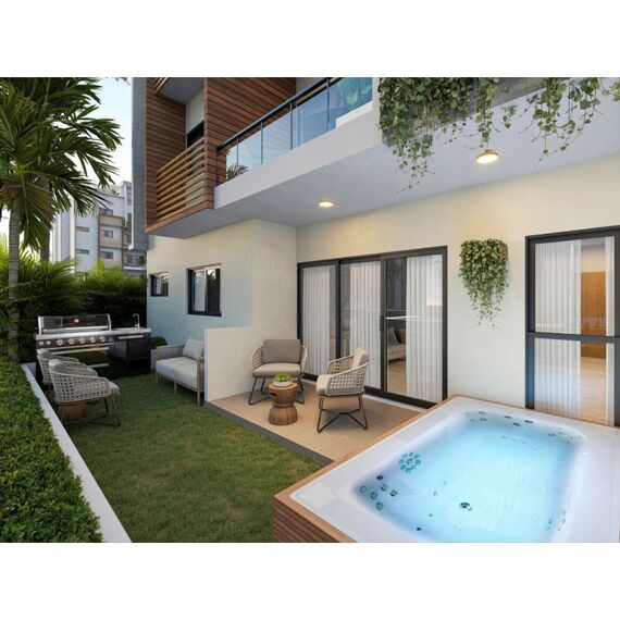 Apartment 2-room 1+1 in Punta Cana (Punta Cana) Dominican Republic area 76m² , 3 image