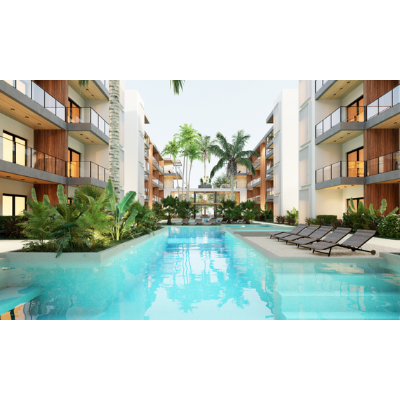 Apartment 2-room 1+1 in Bayahibe (Bayahibe) Dominican Republic area 43m² , 3 image