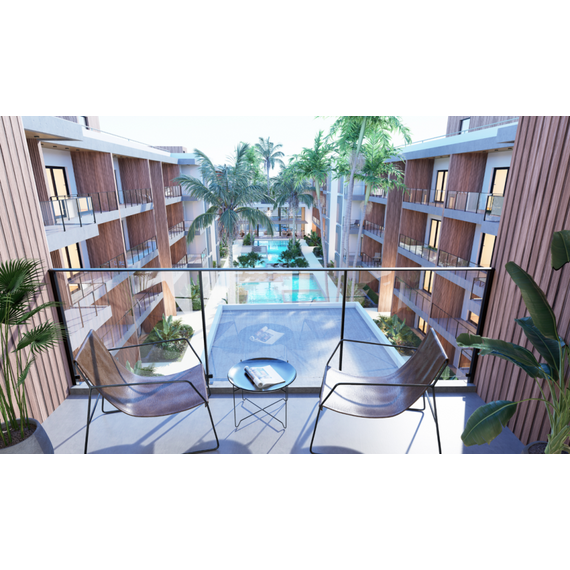 Apartment 2-room 1+1 in Bayahibe (Bayahibe) Dominican Republic area 43m² , 2 image