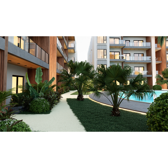 Apartment 2-room 1+1 in Bayahibe (Bayahibe) Dominican Republic area 43m² , 13 image
