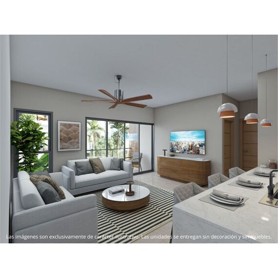 Apartment 2-room 1+1 in Punta Cana (Punta Cana) Dominican Republic area 76m² , 4 image