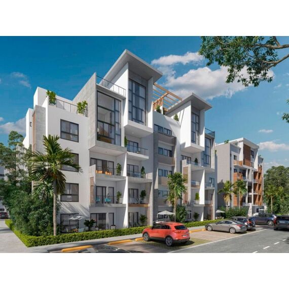Apartment 2-room 1+1 in Punta Cana (Punta Cana) Dominican Republic area 76m² , 2 image