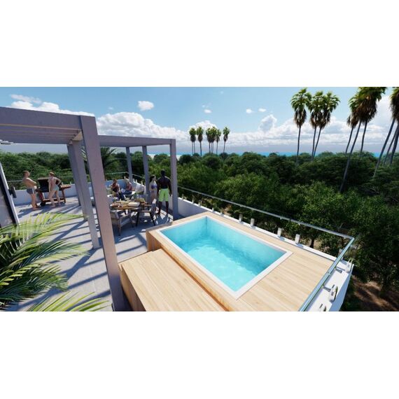 Apartment 2-room 1+1 in Punta Cana (Bavaro) Dominican Republic area 78m² , 10 image