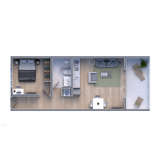 Apartment 2-room 1+1 in Sosua (Sosua) Dominican Republic area 66m² , 4 image