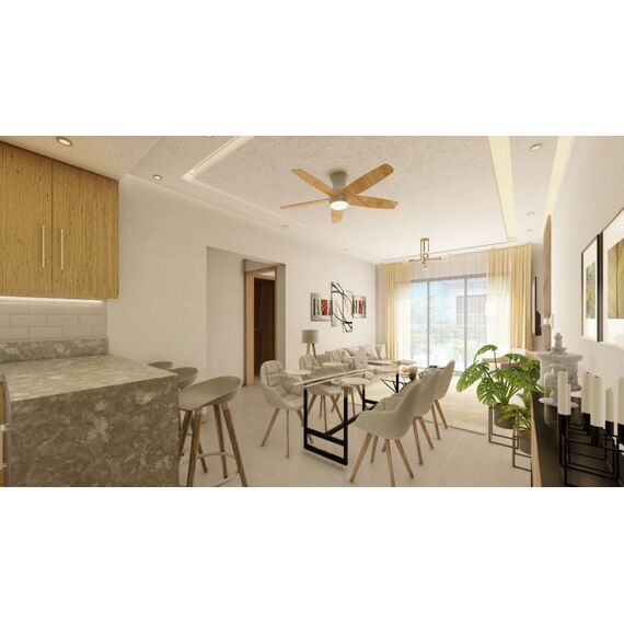Apartment 2-room 1+1 in Punta Cana (Bavaro) Dominican Republic area 78m² , 6 image