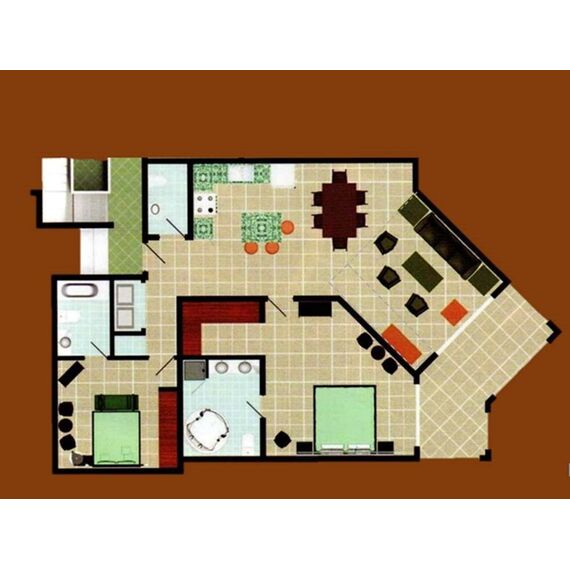 Apartment 3-room 2+1 in Sosua (Sosua) Dominican Republic area 180m² 3 floor, 17 image