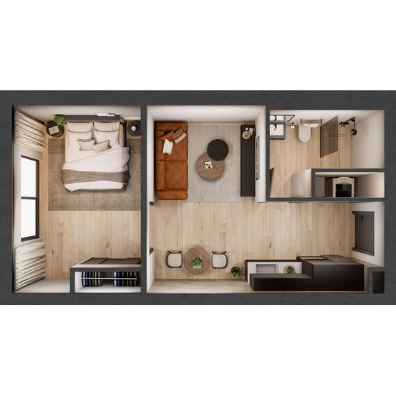 Apartment 1-room 1+0 studio in Santo Domingo Norte (Santo Domingo Norte) Dominican Republic area 51m² 2 floor, 9 image