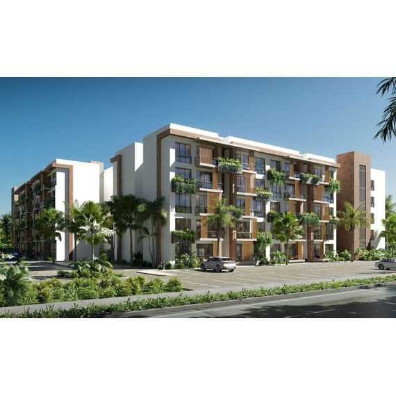 Apartment 2-room 1+1 in Punta Cana (Punta Cana) Dominican Republic area 65m² , 4 image