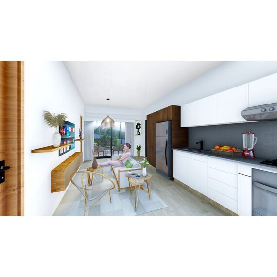 Apartment 1-room 1+0 studio in Las Terrenas (Las Terrenas) Dominican Republic area 58m² 1 floor, 16 image